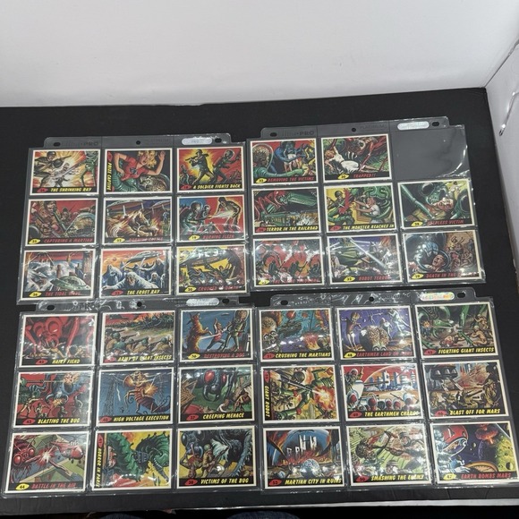 Rare 90s & 2012 Heritage TOPPS MARS ATTACKS! Binder Set Mint Cards & Wrappers - Picture 10 of 16